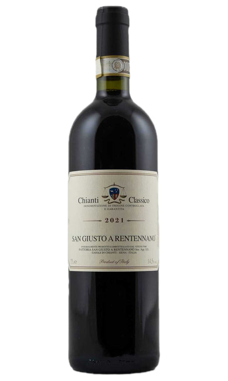 Bottle of San Giusto a Rentennano, Chianti Classico, 2021 - Red Wine - Flatiron Wines & Spirits - New York