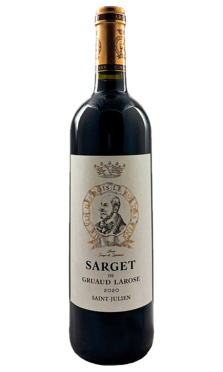 Bottle of Sarget de Gruaud Larose, Saint Julien, 2020 - Red Wine - Flatiron Wines & Spirits - New York