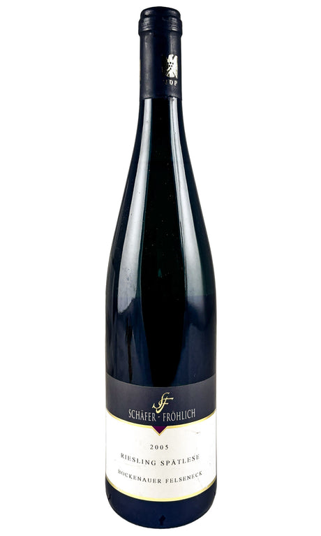 Bottle of Schafer-Frohlich, Bockenauer Felseneck Riesling Spätlese, 2005 - White Wine - Flatiron Wines & Spirits - New York
