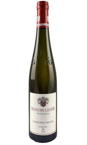 Bottle of Schloss Lieser, Niederberg Helden Riesling Grosses Gewächs, 2023 - White Wine - Flatiron Wines & Spirits - New York