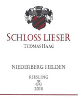 Bottle of Schloss Lieser, Niederberg Helden Riesling Grosses Gewachs, 2024 (Pre-Arrival, ETA Late Fall 2026) - White Wine - Flatiron Wines & Spirits - New York