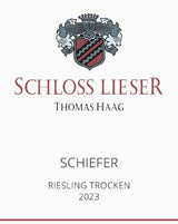 Bottle of Schloss Lieser, Schiefer Riesling Trocken, 2024 (Pre-Arrival, ETA Late Fall 2026) - White Wine - Flatiron Wines & Spirits - New York