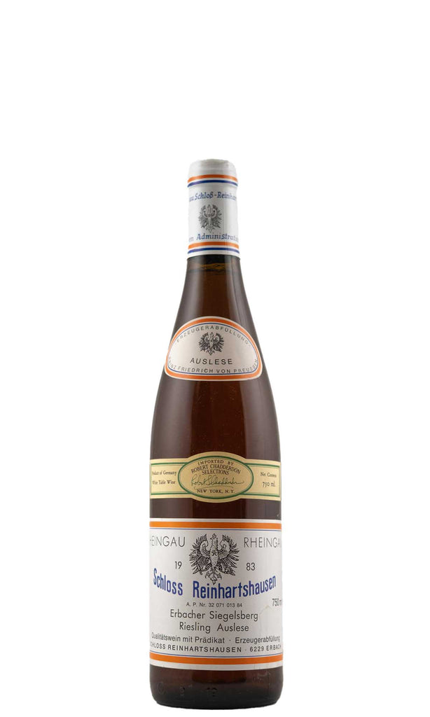 Bottle of Schloss Reinhartshausen, Erbacher Schlossberg Riesling Auslese, 1983 - White Wine - Flatiron Wines & Spirits - New York