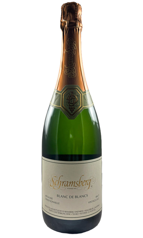 Bottle of Schramsberg Vineyards, Blanc de Blancs North Coast Brut, 2022 - Sparkling Wine - Flatiron Wines & Spirits - New York