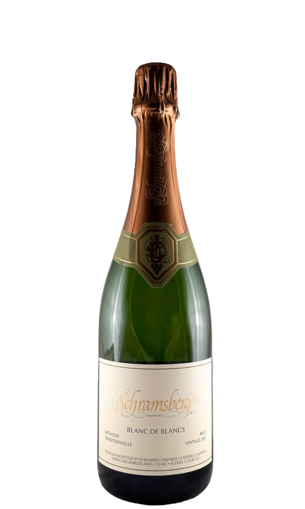 Bottle of Schramsberg Vineyards, Brut Blanc de Blancs North Coast, 2021 - Sparkling Wine - Flatiron Wines & Spirits - New York