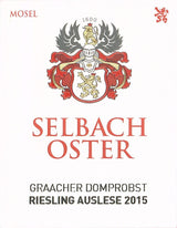 Bottle of Selbach-Oster, Graacher Domprobst Riesling Auslese, 2025 (Pre-Arrival, ETA Late Fall 2026) - White Wine - Flatiron Wines & Spirits - New York