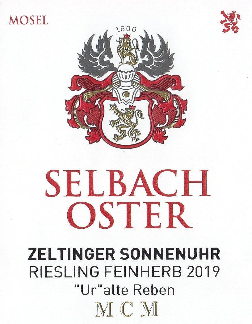 Bottle of Selbach-Oster, Zeltinger Sonnenuhr Uralte Reben Riesling Spatlese Feinherb, 2024 (Pre-Arrival, ETA Late Fall 2026) - White Wine - Flatiron Wines & Spirits - New York
