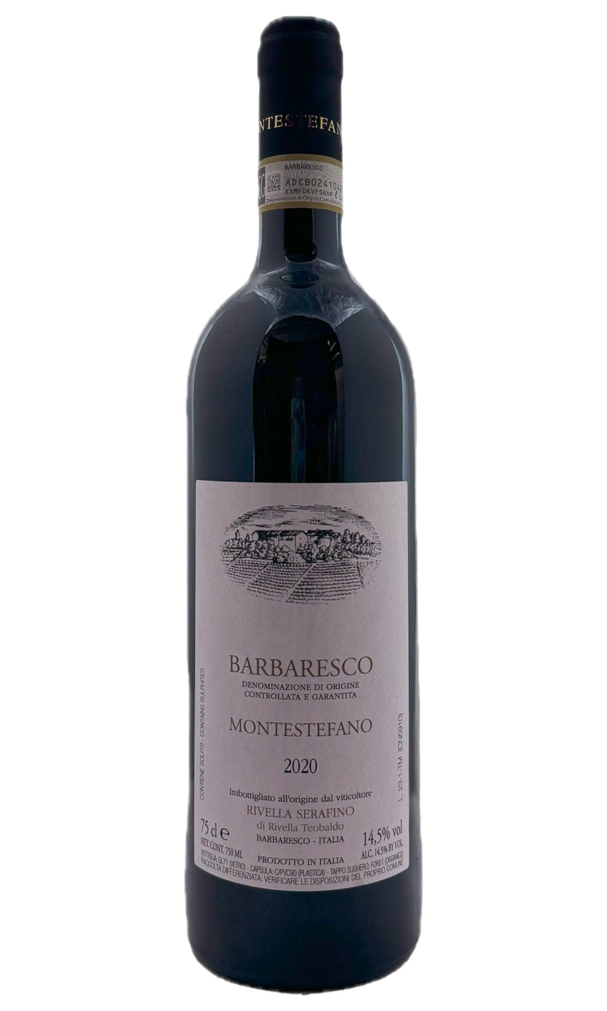 Bottle of Serafino Rivella, Barbaresco Montestefano, 2020 - Red Wine - Flatiron Wines & Spirits - New York