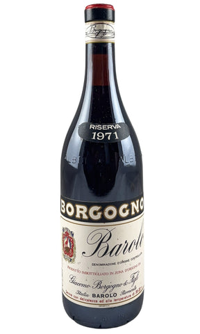 Bottle of Serio e Batista Borgogno, Barolo Riserva, 1971 - Red Wine - Flatiron Wines & Spirits - New York