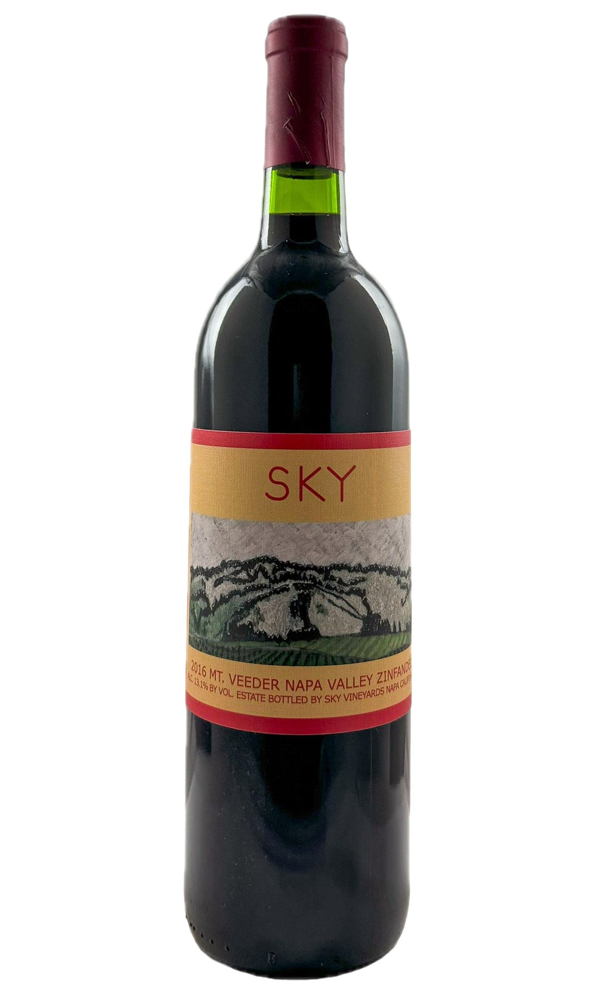 Bottle of Sky, Zinfandel Mount Veeder Napa Valley, 2016 - Red Wine - Flatiron Wines & Spirits - New York