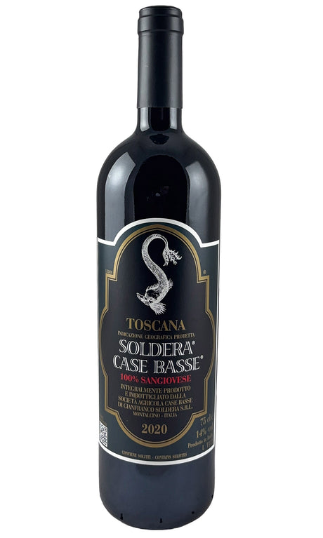 Bottle of Soldera, Toscana Sangiovese Case Basse, 2020 - Red Wine - Flatiron Wines & Spirits - New York