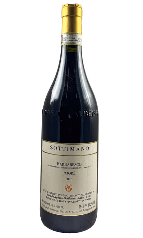 Bottle of Sottimano, Barbaresco Pajore, 2016 - Red Wine - Flatiron Wines & Spirits - New York