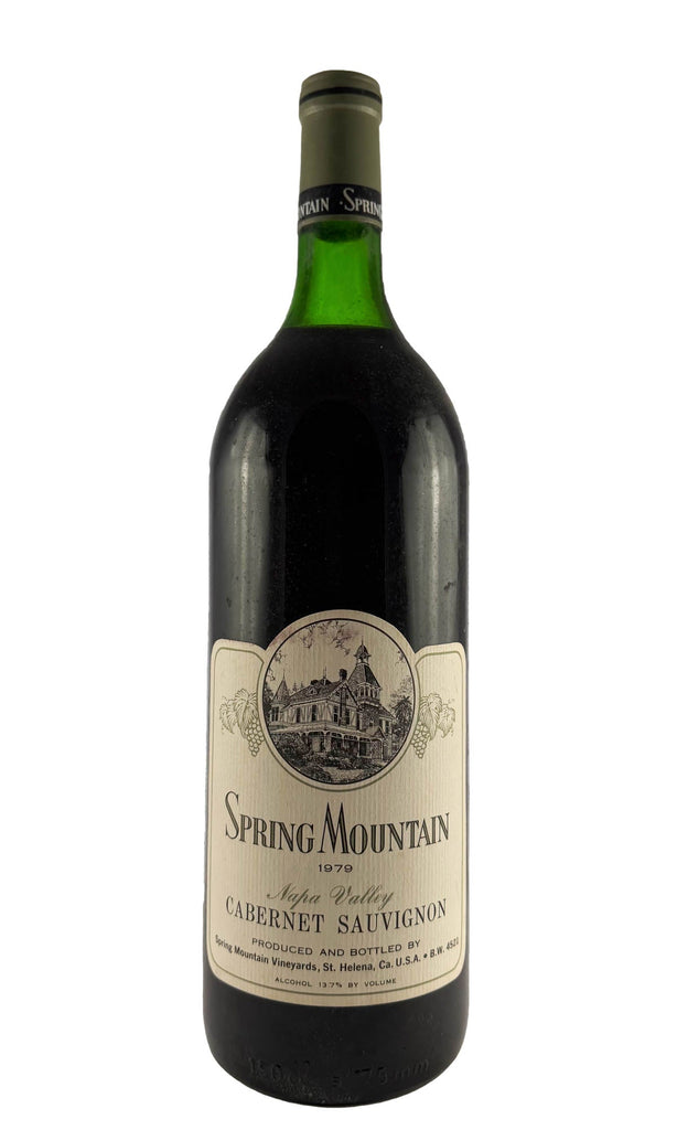 Bottle of Spring Mountain, Cabernet Sauvignon, 1979 (1.5L) - Red Wine - Flatiron Wines & Spirits - New York