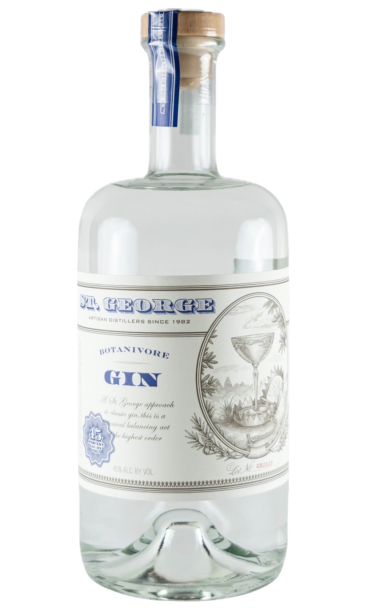Bottle of St. George, “Botanivore”, Gin - Spirit - Flatiron Wines & Spirits - New York