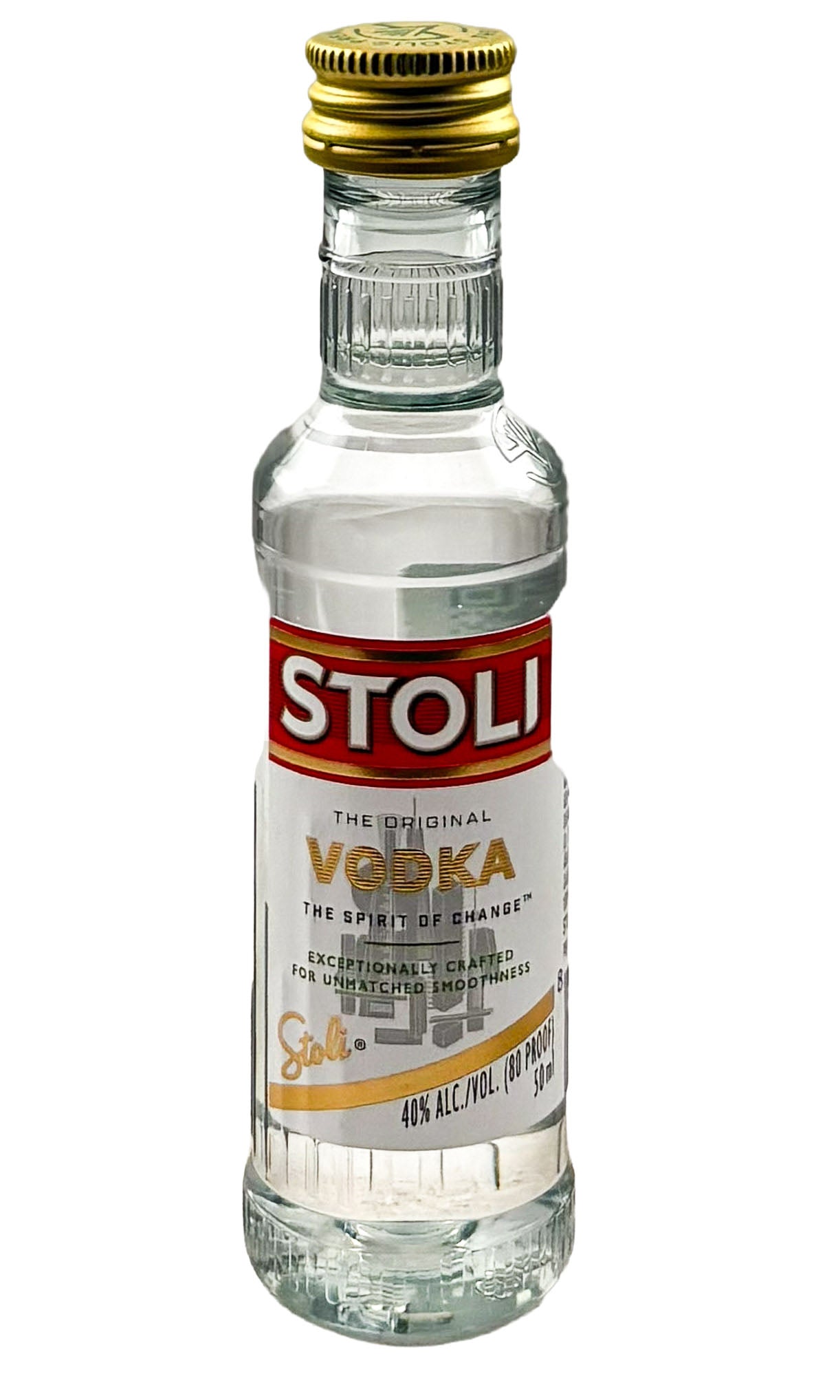Bottle of Stolichnaya, Vodka (50ml) - Spirit - Flatiron Wines & Spirits - New York
