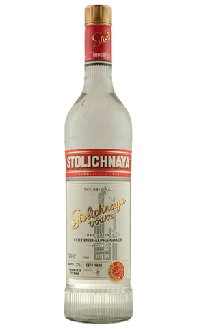 Bottle of Stolichnaya, Vodka - Spirit - Flatiron Wines & Spirits - New York