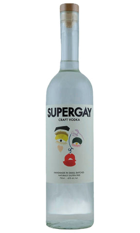 Bottle of Supergay Spirits, Craft Vodka - Spirit - Flatiron Wines & Spirits - New York