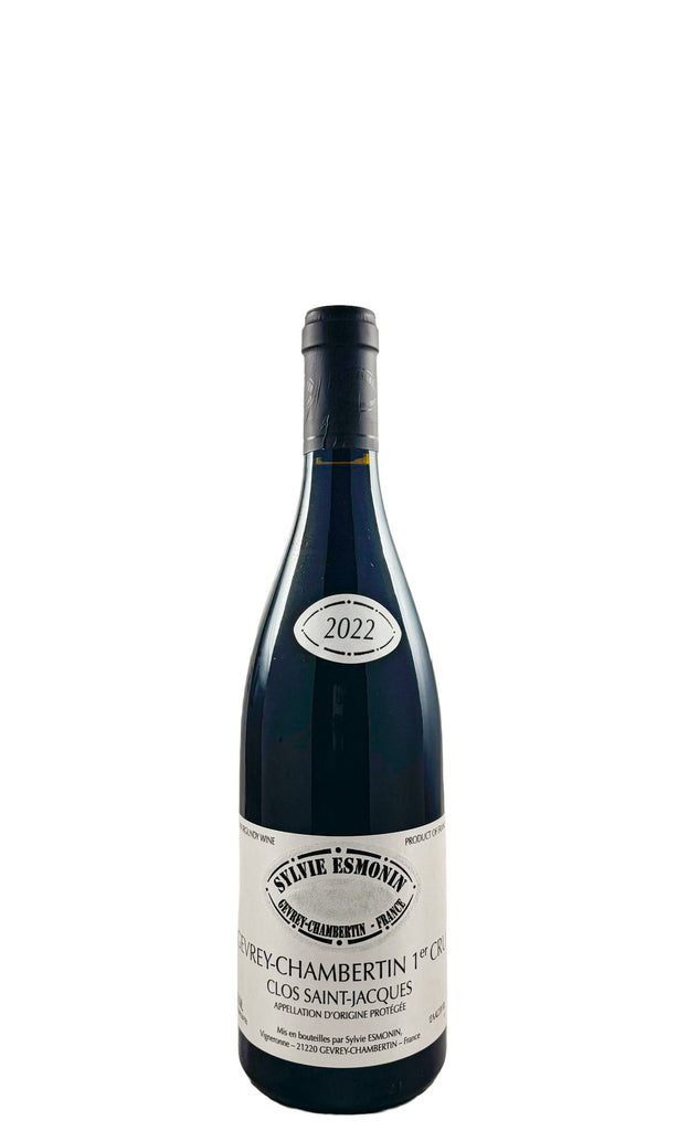 Bottle of Sylvie Esmonin, Gevrey-Chambertin 1er Cru Clos Saint Jacques, 2022 - Red Wine - Flatiron Wines & Spirits - New York