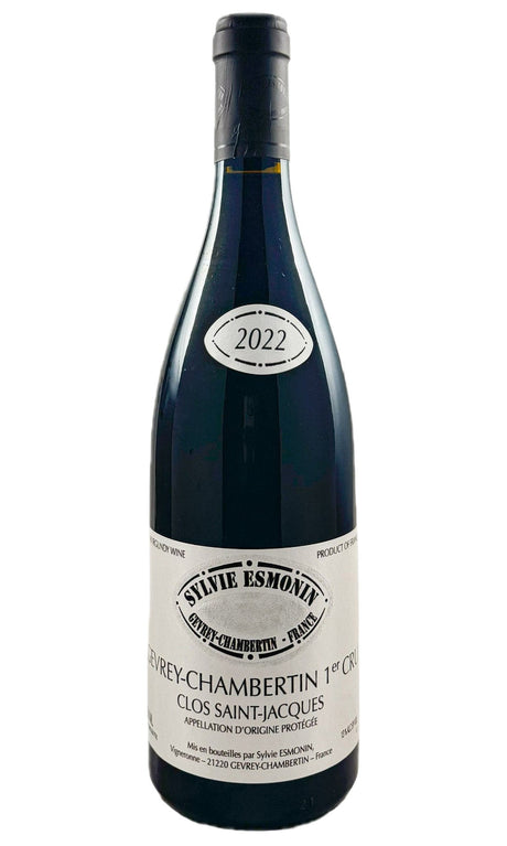 Bottle of Sylvie Esmonin, Gevrey-Chambertin 1er Cru Clos Saint Jacques, 2022 - Red Wine - Flatiron Wines & Spirits - New York