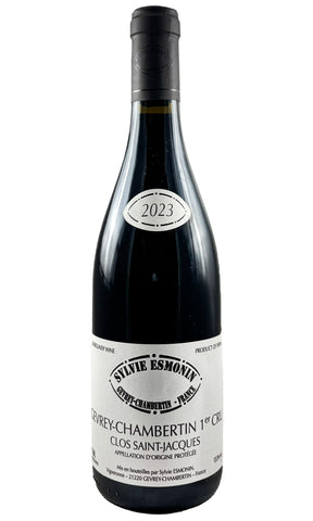Bottle of Sylvie Esmonin, Gevrey-Chambertin 1er Cru Clos Saint Jacques, 2023 - Red Wine - Flatiron Wines & Spirits - New York