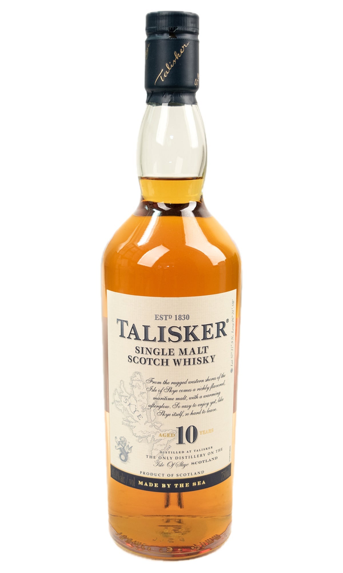 Bottle of Talisker, Single Malt Scotch, 10 Year - Spirit - Flatiron Wines & Spirits - New York