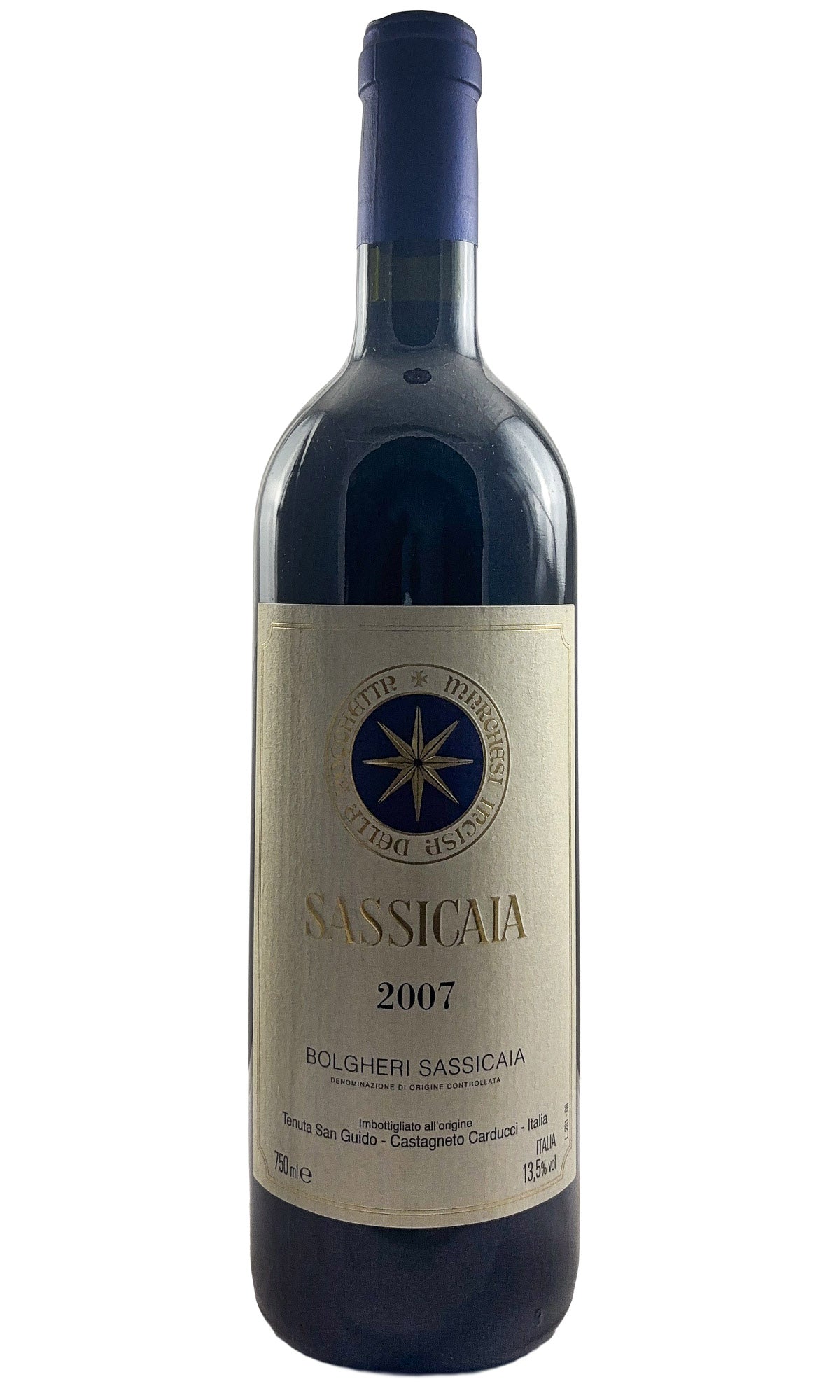 Bottle of Tenuta San Guido, Sassicaia, 2007 - Red Wine - Flatiron Wines & Spirits - New York