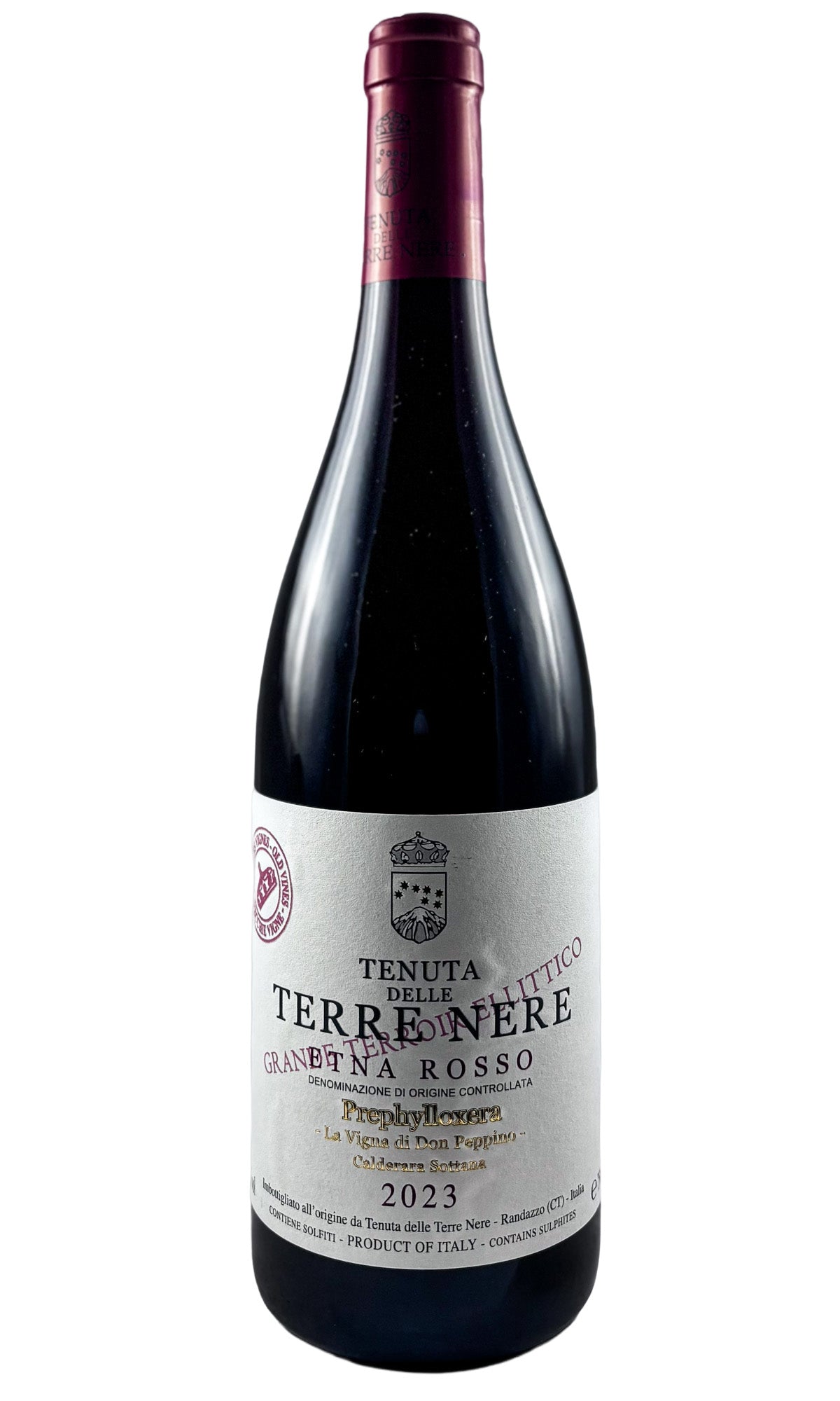 Bottle of Tenuta delle Terre Nere, Etna Rosso 'Prephylloxera', 2023 - Red Wine - Flatiron Wines & Spirits - New York
