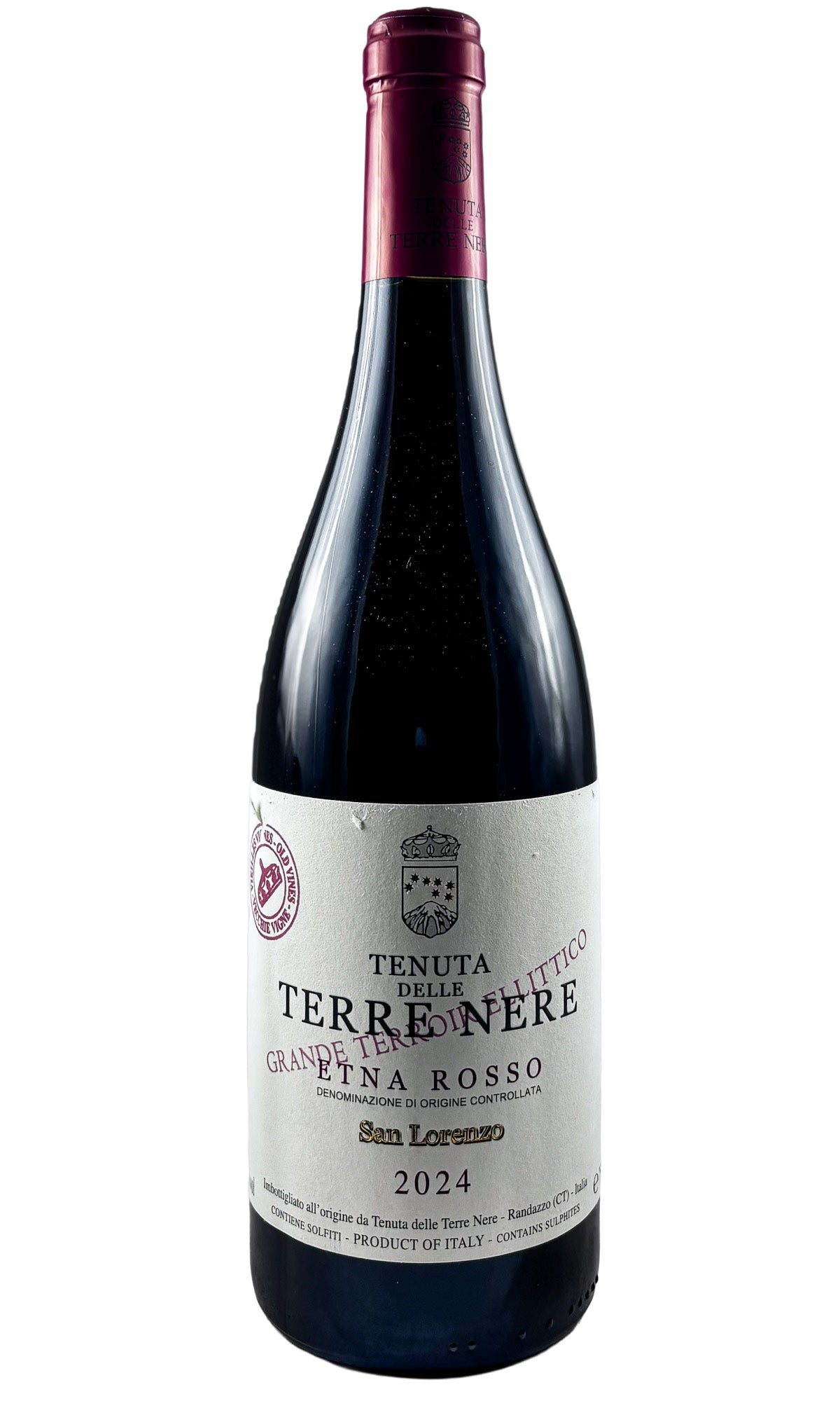 Bottle of Tenuta delle Terre Nere, Etna Rosso 'San Lorenzo', 2024 - Red Wine - Flatiron Wines & Spirits - New York