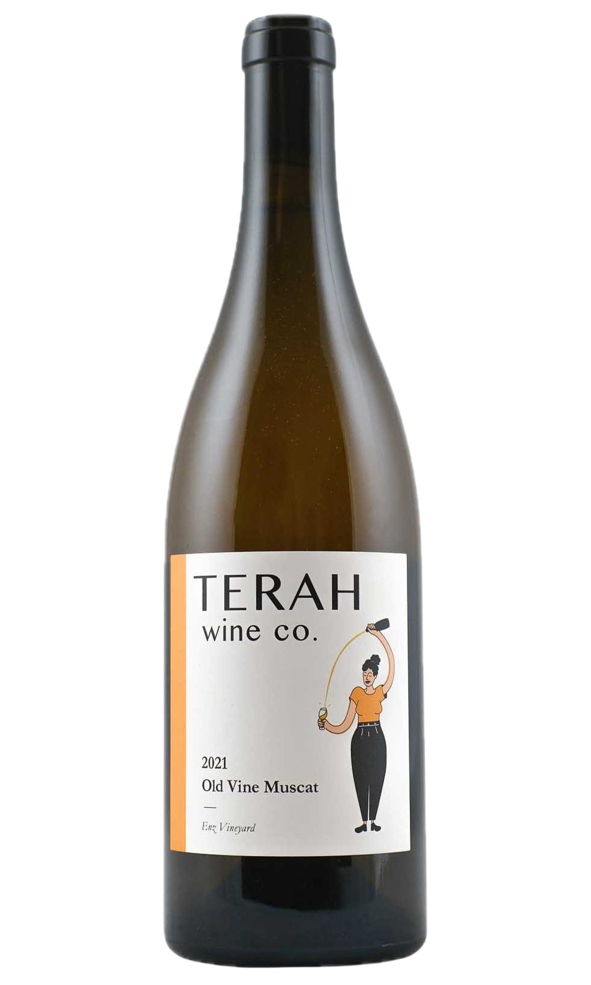Bottle of Terah, Old Vine Enz Vineyard Lime Kiln Valley Muscat, 2021 - White Wine - Flatiron Wines & Spirits - New York