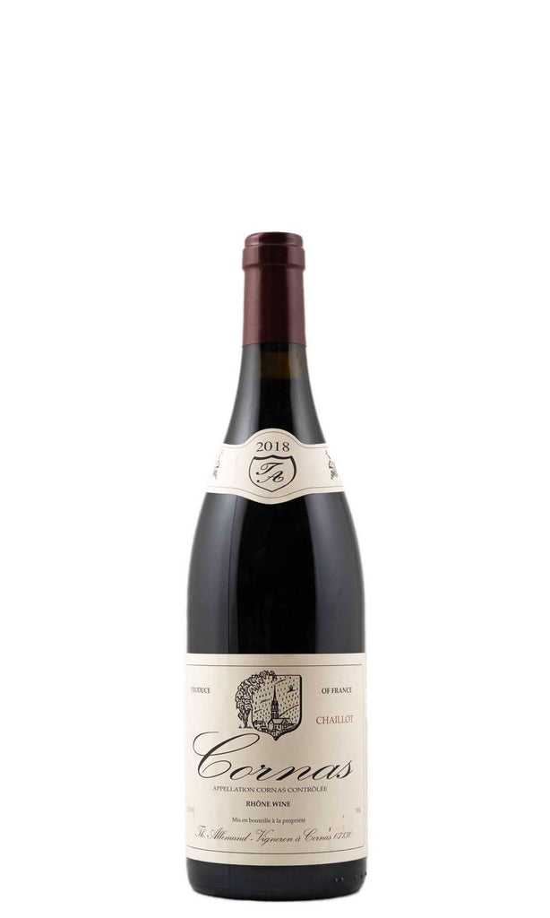 Bottle of Thierry Allemand, Cornas Chaillot, 2018 - Red Wine - Flatiron Wines & Spirits - New York