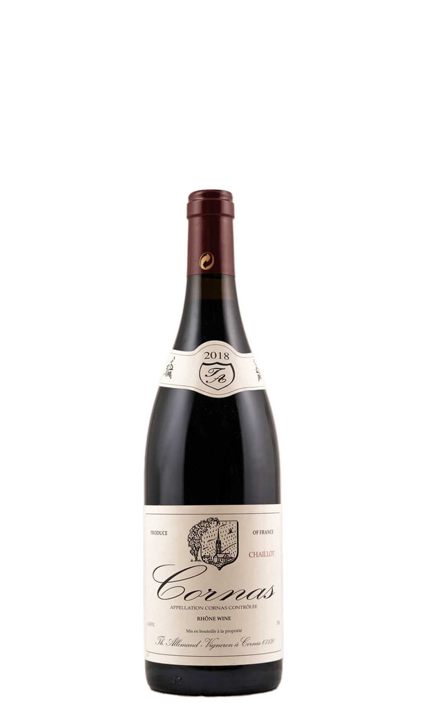 Bottle of Thierry Allemand, Cornas Chaillot, 2018 - Red Wine - Flatiron Wines & Spirits - New York