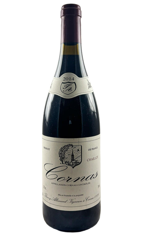 Bottle of Thierry Allemand, Cornas Chaillots, 2014 - Red Wine - Flatiron Wines & Spirits - New York