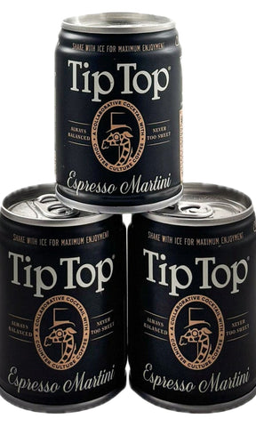 Bottle of Tip Top Cocktails, Ready-to-Drink Espresso Martini, (can) (100ml) - Spirit - Flatiron Wines & Spirits - New York