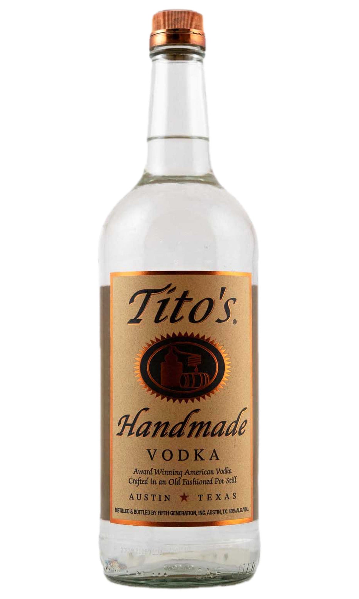Bottle of Tito's, Vodka (1L) - Spirit - Flatiron Wines & Spirits - New York