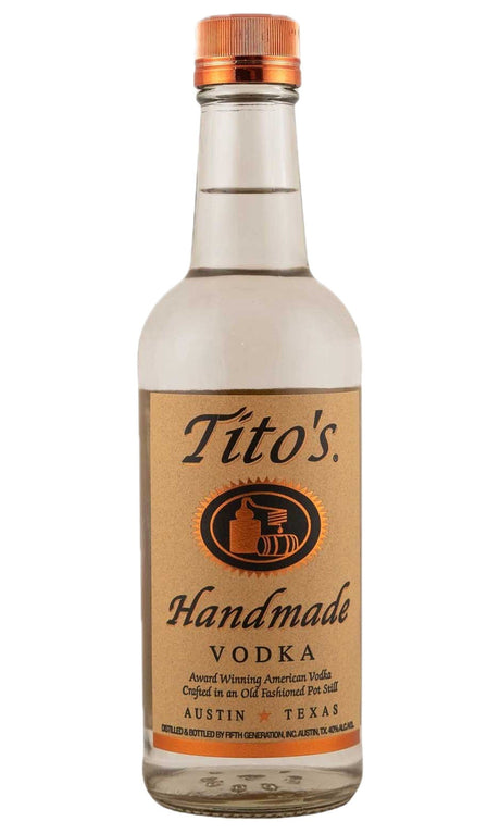 Bottle of Tito's, Vodka (375ml) - Spirit - Flatiron Wines & Spirits - New York