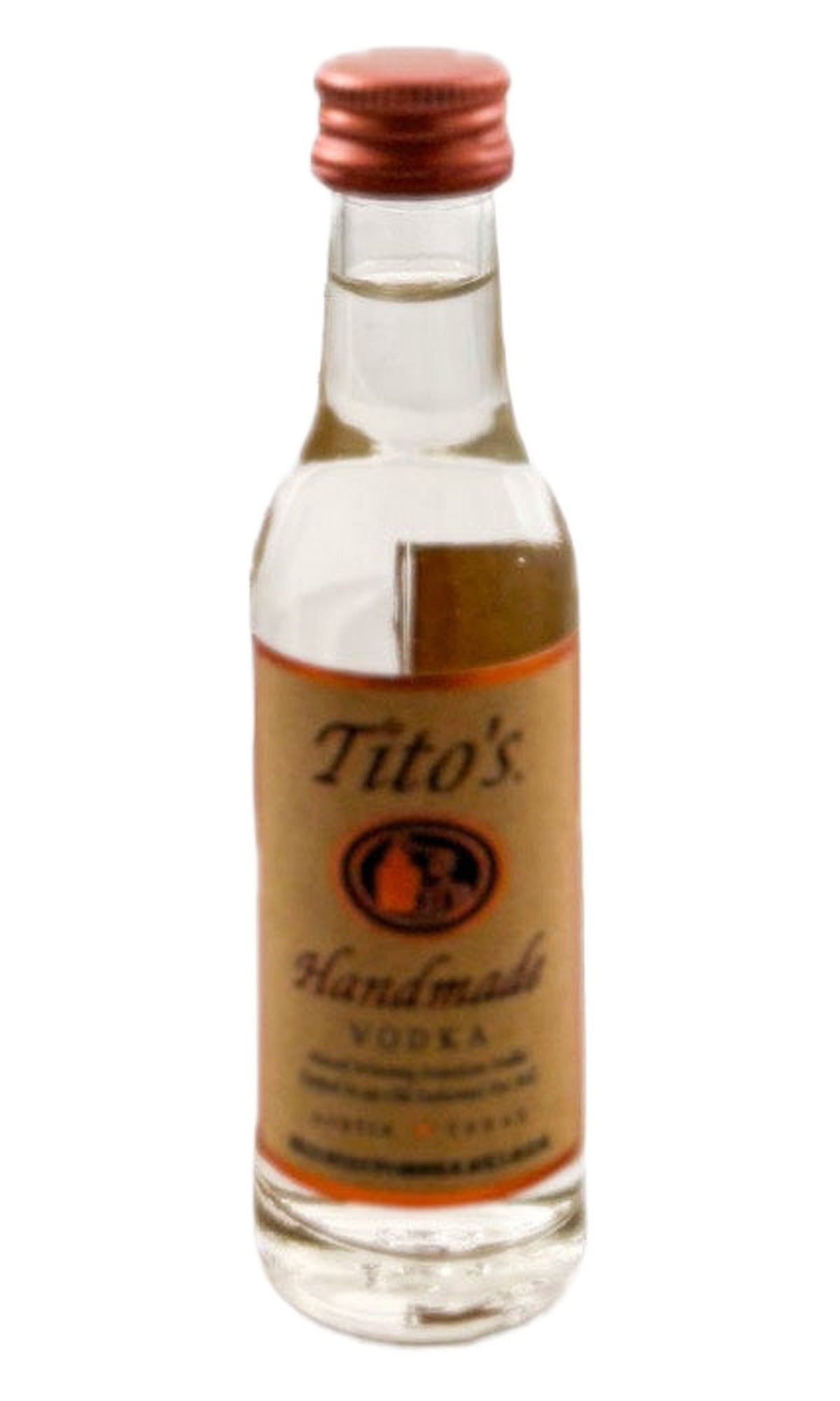 Bottle of Tito's, Vodka (50ml) - Spirit - Flatiron Wines & Spirits - New York