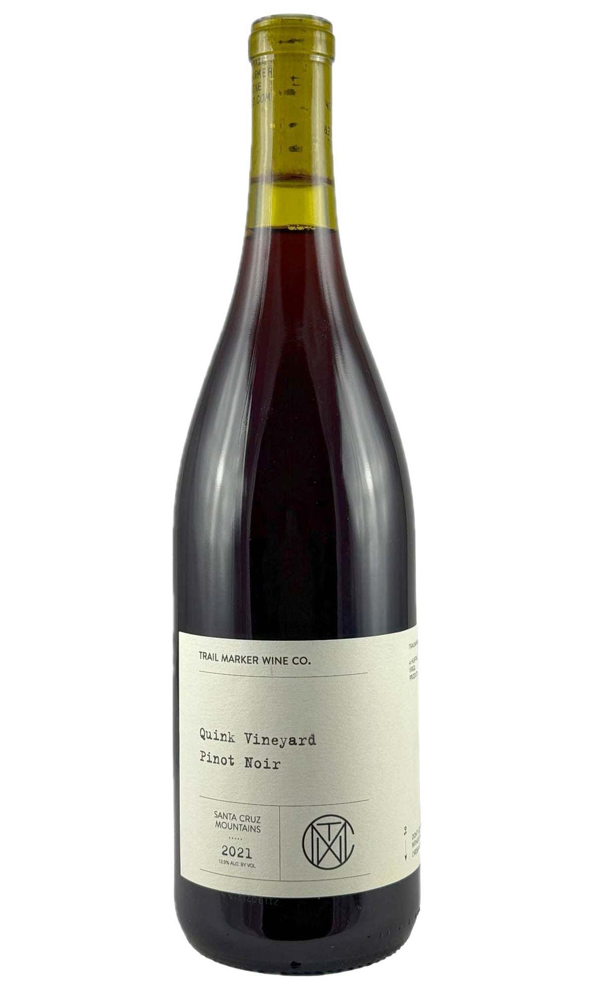 Bottle of Trail Marker, Quink Vineyard Santa Cruz Mtns Pinot Noir, 2021 - Red Wine - Flatiron Wines & Spirits - New York