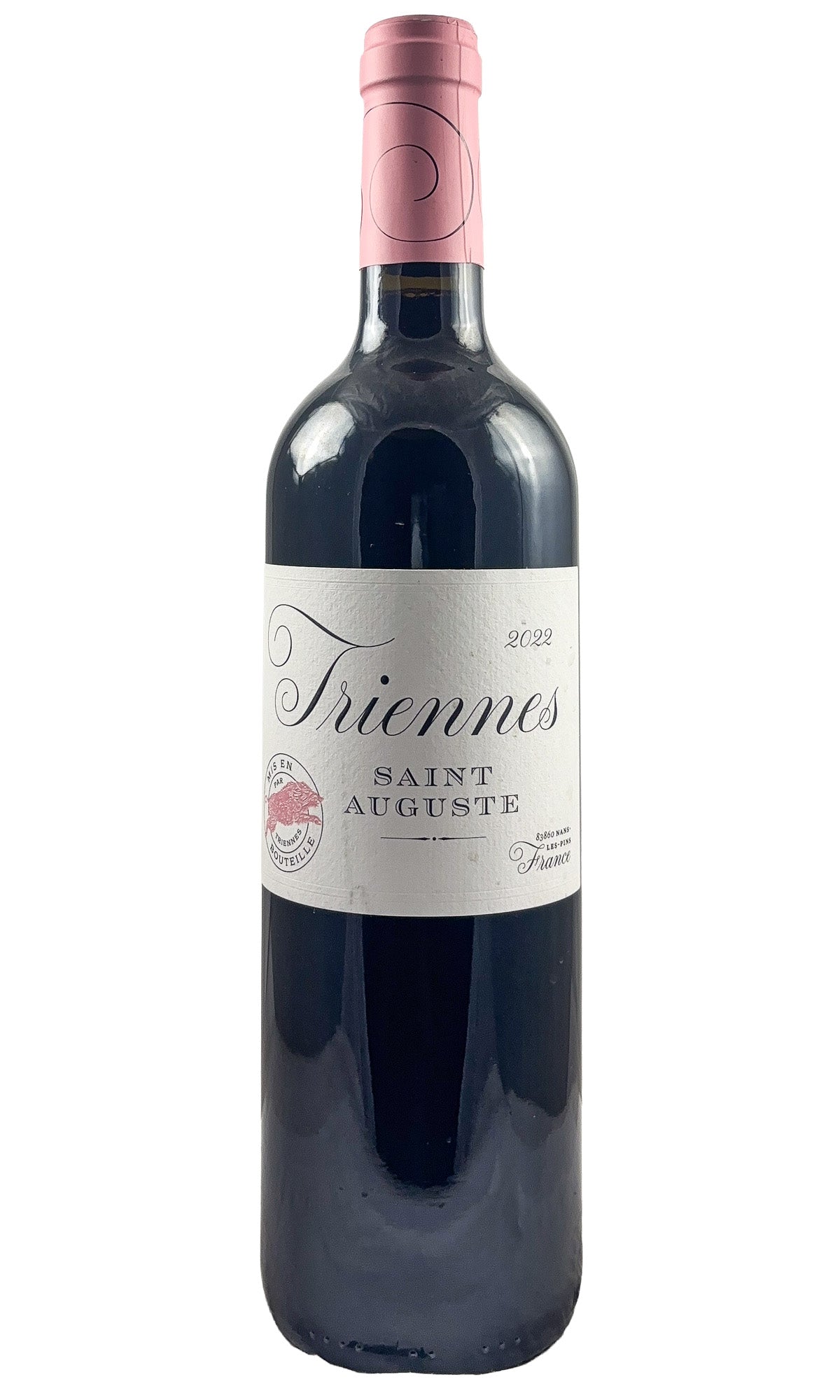 Bottle of Triennes, Saint Auguste Red, 2022 - Red Wine - Flatiron Wines & Spirits - New York