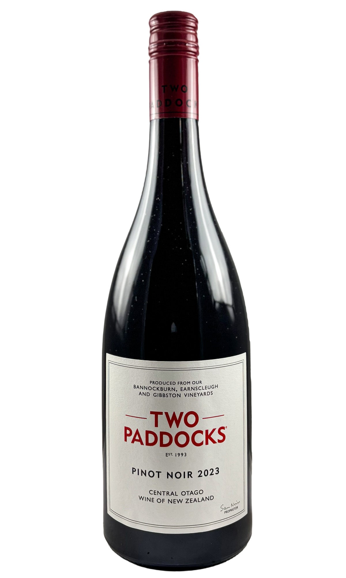 Bottle of Two Paddocks, Pinot Noir, 2023 - Red Wine - Flatiron Wines & Spirits - New York