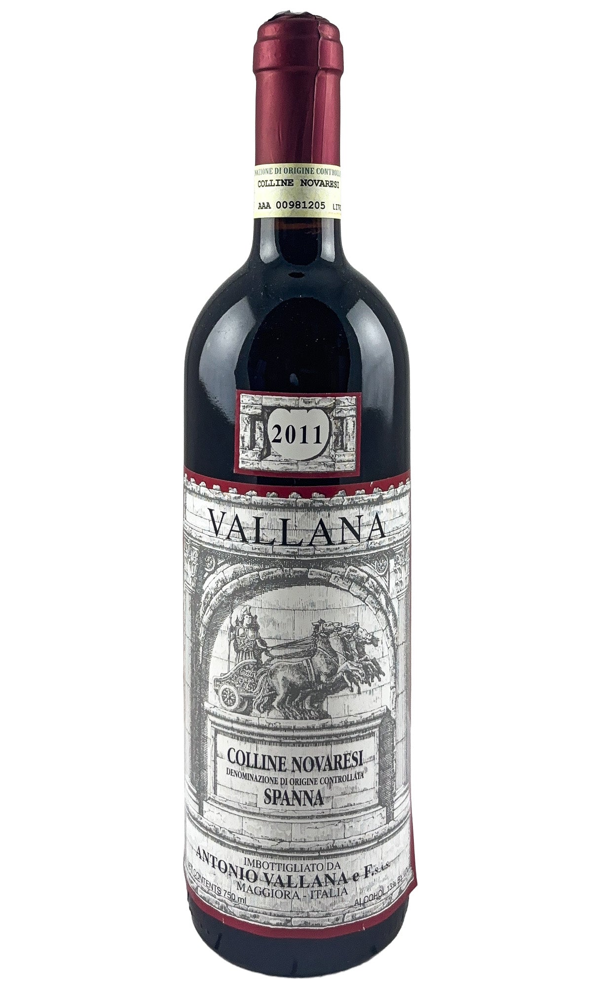 Bottle of Vallana, Colline Novaresi Spanna, 2011 - Red Wine - Flatiron Wines & Spirits - New York