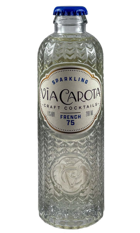 Bottle of Via Carota Ready-to-Drink Cocktails, French 75, NV (200ml) - - Flatiron Wines & Spirits - New York
