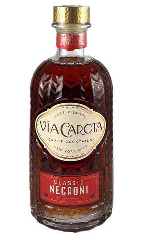 Bottle of Via Carota Ready-to-Drink Cocktails, Negroni, NV (375ml) - Spirit - Flatiron Wines & Spirits - New York