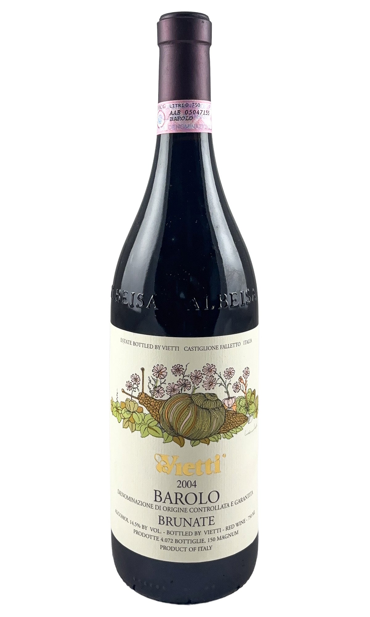 Bottle of Vietti, Barolo Brunate, 2004 - Red Wine - Flatiron Wines & Spirits - New York