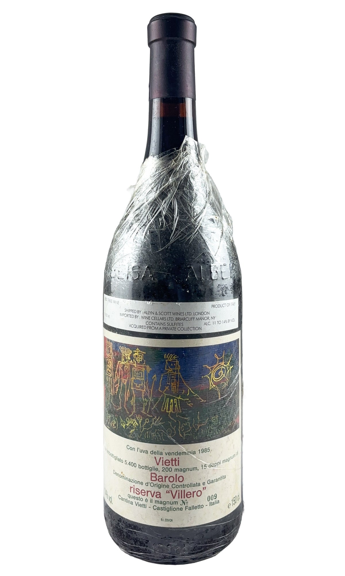 Bottle of Vietti, Barolo Riserva Villero, 1985 (1.5L) - Red Wine - Flatiron Wines & Spirits - New York