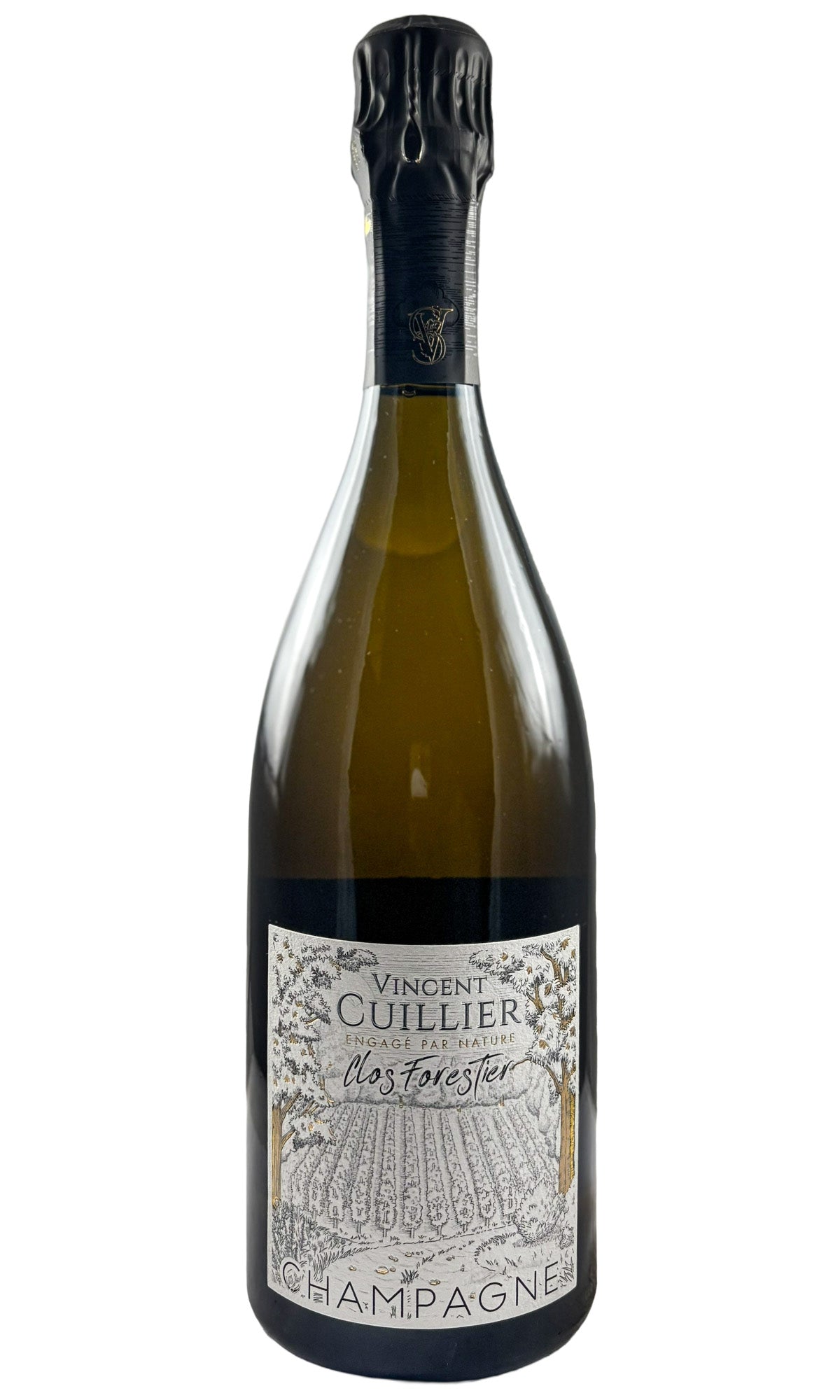 Bottle of Vincent Cuillier, Champagne Blanc de Noir Brut Nature 'Clos Forestier', 2022 - Sparkling Wine - Flatiron Wines & Spirits - New York