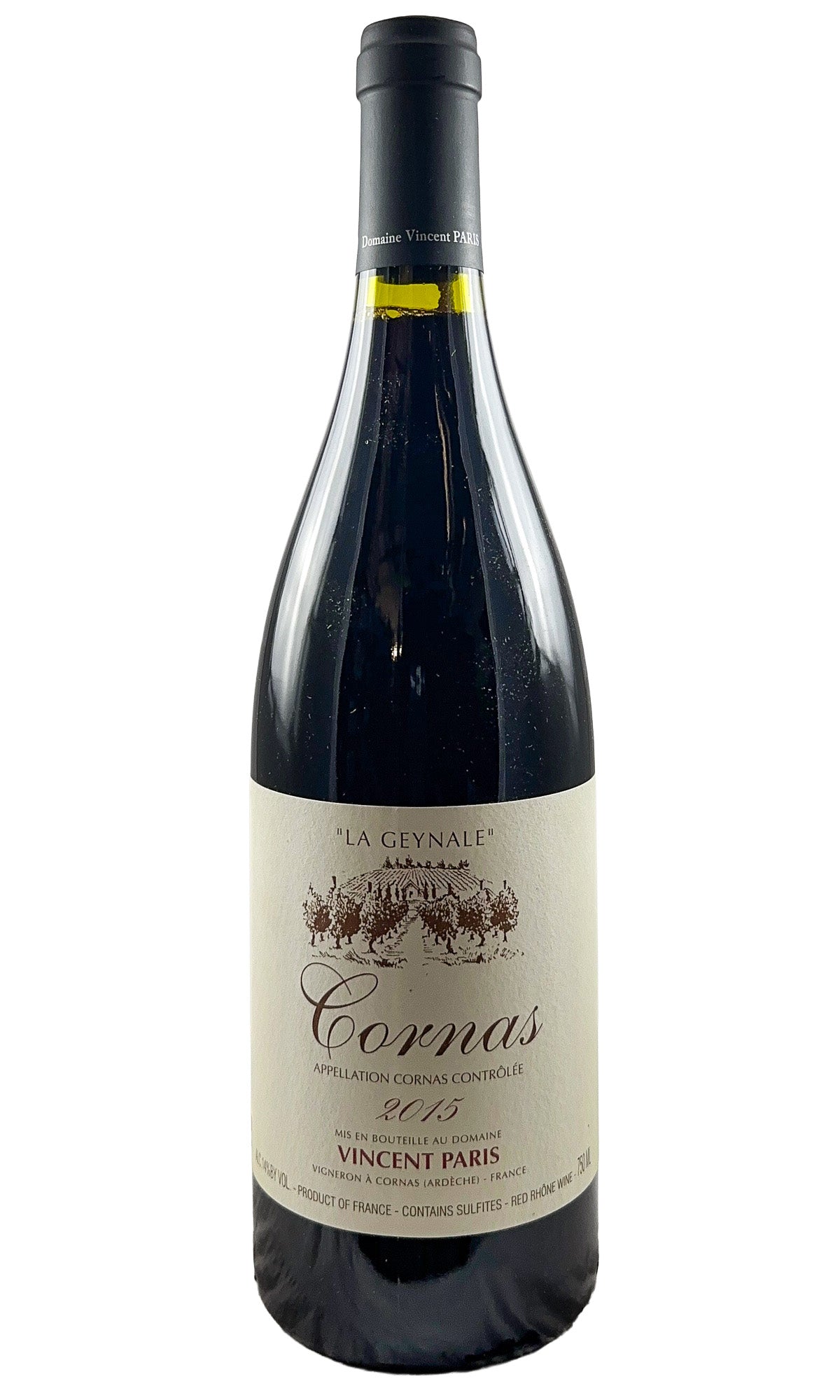 Bottle of Vincent Paris, Cornas La Geynale, 2015 - Red Wine - Flatiron Wines & Spirits - New York