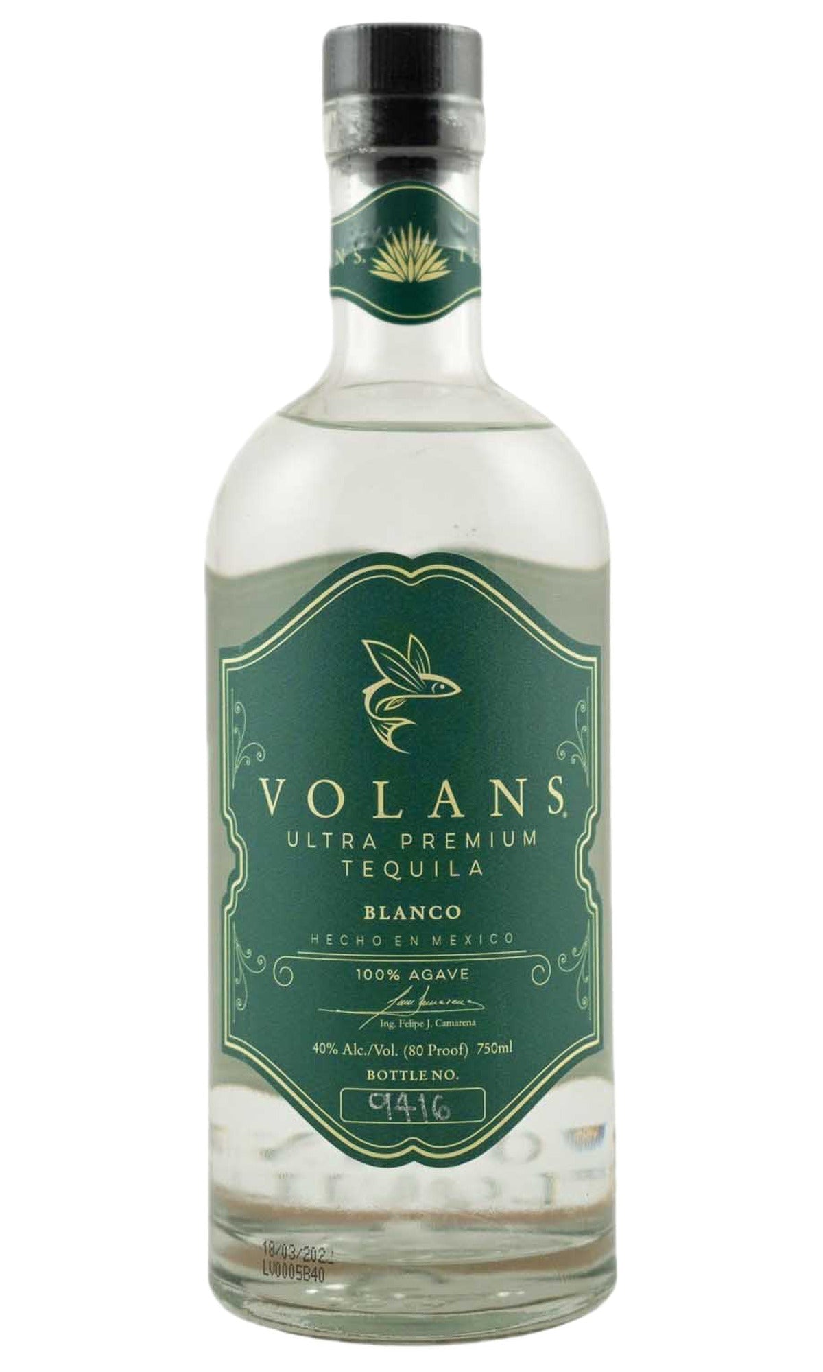 Volans, Ultra Pemium Blanco Tequila 100% De Agave – Flatiron Wines