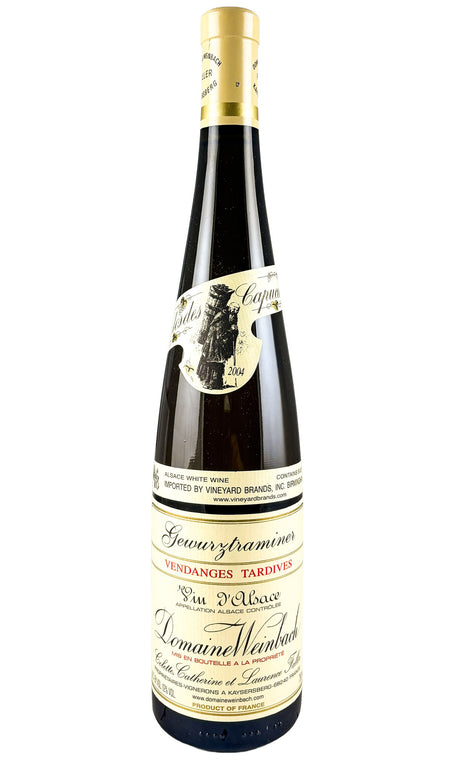 Bottle of Weinbach, Gewurztraminer Vendanges Tardives, 2004 - White Wine - Flatiron Wines & Spirits - New York