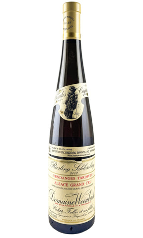 Bottle of Weinbach, Riesling Schlossberg Vendanges Tardives, 2002 - Dessert Wine - Flatiron Wines & Spirits - New York