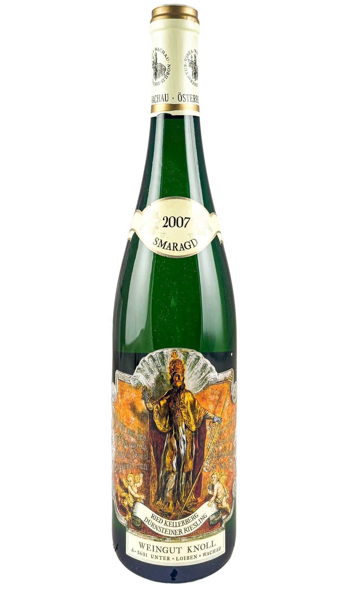 Bottle of Weingut Knoll, Dürnsteiner Kellerberg Riesling Smaragd, 2007 - White Wine - Flatiron Wines & Spirits - New York